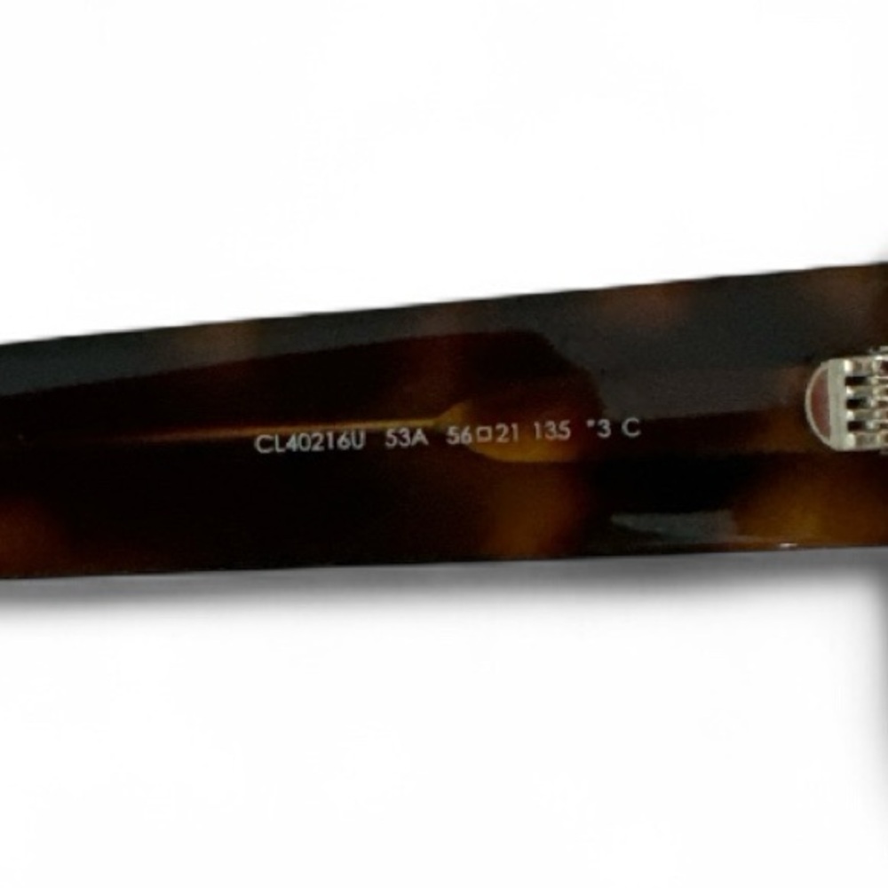 Celine Tortoise Sunglasses with Gold Detail - Picture 8 of 8